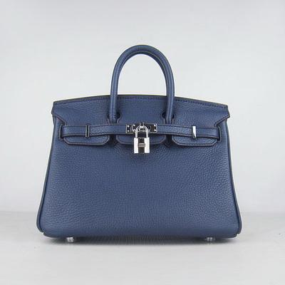 HBK25BS003 Birkin 25CM Dark Blue (argento)